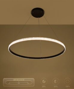 kelvo® DIAMOND KLV-101-0231 Κρεμαστό Φωτιστικό Οροφής LED 67W 6700lm 180° AC 220-240V IP20 Ρυθμιζόμενο Λευκό CCT με Χειριστήριο από 2700K έως 6000K Dimmable – Lumileds SMD Chip – Μαύρο Ματ – Μ80 x Π80 x Υ3cm – 3 Χρόνια Εγγύηση