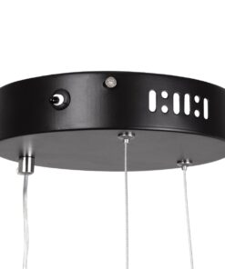 kelvo® DIAMOND KLV-101-0231 Κρεμαστό Φωτιστικό Οροφής LED 67W 6700lm 180° AC 220-240V IP20 Ρυθμιζόμενο Λευκό CCT με Χειριστήριο από 2700K έως 6000K Dimmable – Lumileds SMD Chip – Μαύρο Ματ – Μ80 x Π80 x Υ3cm – 3 Χρόνια Εγγύηση