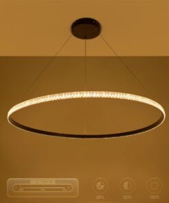 kelvo® DIAMOND KLV-101-0233 Κρεμαστό Φωτιστικό Οροφής LED 75W 7500lm 180° AC 220-240V IP20 Ρυθμιζόμενο Λευκό CCT με Χειριστήριο από 2700K έως 6000K Dimmable – Lumileds SMD Chip – Μαύρο Ματ – Μ100 x Π100 x Υ3cm – 3 Χρόνια Εγγύηση