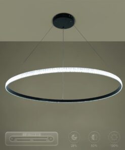 kelvo® DIAMOND KLV-101-0233 Κρεμαστό Φωτιστικό Οροφής LED 75W 7500lm 180° AC 220-240V IP20 Ρυθμιζόμενο Λευκό CCT με Χειριστήριο από 2700K έως 6000K Dimmable – Lumileds SMD Chip – Μαύρο Ματ – Μ100 x Π100 x Υ3cm – 3 Χρόνια Εγγύηση