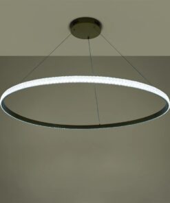 kelvo® DIAMOND KLV-101-0234 Κρεμαστό Φωτιστικό Οροφής LED 75W 7500lm 180° AC 220-240V IP20 Ρυθμιζόμενο Λευκό CCT με Χειριστήριο από 2700K έως 6000K Dimmable – Lumileds SMD Chip – Χρυσό Πλατίνα – Μ100 x Π100 x Υ3cm – 3 Χρόνια Εγγύηση