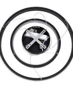 kelvo® DIAMOND KLV-101-0235-V2 Κρεμαστό Φωτιστικό Οροφής LED 75W 7500lm 360° AC 220-240V IP20 Ρυθμιζόμενο Λευκό CCT με Χειριστήριο από 2700K έως 6000K Dimmable – Lumileds SMD Chip – Μαύρο Ματ – Μ60 x Π60 x Υ40cm – 3 Χρόνια Εγγύηση