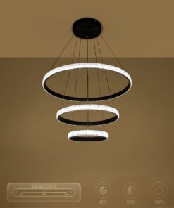 kelvo® DIAMOND KLV-101-0237 Κρεμαστό Φωτιστικό Οροφής LED 100W 10000lm 180° AC 220-240V IP20 Ρυθμιζόμενο Λευκό CCT με Χειριστήριο από 2700K έως 6000K Dimmable – Lumileds SMD Chip – Μαύρο Ματ – Μ60 x Π60 x Υ60cm – 3 Χρόνια Εγγύηση
