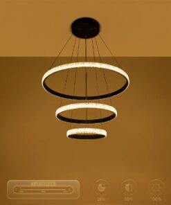 kelvo® DIAMOND KLV-101-0237-V2 Κρεμαστό Φωτιστικό Οροφής LED 100W 10000lm 180° AC 220-240V IP20 Ρυθμιζόμενο Λευκό CCT με Χειριστήριο από 2700K έως 6000K Dimmable – Lumileds SMD Chip – Μαύρο Ματ – Μ60 x Π60 x Υ60cm – 3 Χρόνια Εγγύηση