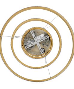 kelvo® DIAMOND KLV-101-0238-V2 Κρεμαστό Φωτιστικό Οροφής LED 100W 10000lm 180° AC 220-240V IP20 Ρυθμιζόμενο Λευκό CCT με Χειριστήριο από 2700K έως 6000K Dimmable – Lumileds SMD Chip – Χρυσό Πλατίνα – Μ60 x Π60 x Υ60cm – 3 Χρόνια Εγγύηση