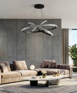 kelvo® DIAMOND KLV-101-0139-V2 Κρεμαστό Φωτιστικό Οροφής LED 120W 12000lm 180° AC 220-240V IP20 Ρυθμιζόμενο Λευκό CCT με Χειριστήριο από 2700K έως 6000K Dimmable – Lumileds SMD Chip – Μαύρο Ματ – Μ80 x Π80 x Υ80cm – 3 Χρόνια Εγγύηση
