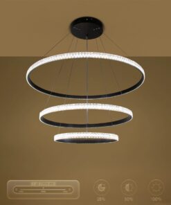 kelvo® DIAMOND KLV-101-0139-V2 Κρεμαστό Φωτιστικό Οροφής LED 120W 12000lm 180° AC 220-240V IP20 Ρυθμιζόμενο Λευκό CCT με Χειριστήριο από 2700K έως 6000K Dimmable – Lumileds SMD Chip – Μαύρο Ματ – Μ80 x Π80 x Υ80cm – 3 Χρόνια Εγγύηση