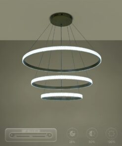 kelvo® DIAMOND KLV-101-0240 Κρεμαστό Φωτιστικό Οροφής LED 120W 12000lm 180° AC 220-240V IP20 Ρυθμιζόμενο Λευκό CCT με Χειριστήριο από 2700K έως 6000K Dimmable – Lumileds SMD Chip – Χρυσό Πλατίνα – Μ80 x Π80 x Υ80cm – 3 Χρόνια Εγγύηση