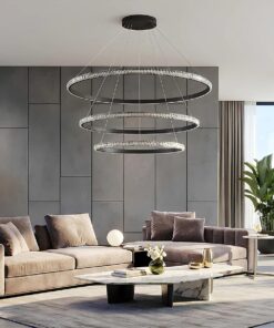 kelvo® DIAMOND KLV-101-0241 Κρεμαστό Φωτιστικό Οροφής LED 150W 15000lm 180° AC 220-240V IP20 Ρυθμιζόμενο Λευκό CCT με Χειριστήριο από 2700K έως 6000K Dimmable – Lumileds SMD Chip – Μαύρο Ματ – Μ100 x Π100 x Υ100cm – 3 Χρόνια Εγγύηση