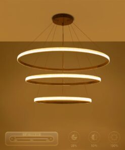 kelvo® DIAMOND KLV-101-0242-V2 Κρεμαστό Φωτιστικό Οροφής LED 150W 15000lm 180° AC 220-240V IP20 Ρυθμιζόμενο Λευκό CCT με Χειριστήριο από 2700K έως 6000K Dimmable – Lumileds SMD Chip – Χρυσό Πλατίνα – Μ100 x Π100 x Υ100cm – 3 Χρόνια Εγγύηση