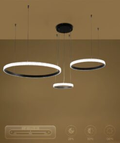 kelvo® DIAMOND KLV-101-0243 Κρεμαστό Φωτιστικό Οροφής LED 100W 10000lm 180° AC 220-240V IP20 Ρυθμιζόμενο Λευκό CCT με Χειριστήριο από 2700K έως 6000K Dimmable – Lumileds SMD Chip – Μαύρο Ματ – Μ110 x Π110 x Υ60cm – 3 Χρόνια Εγγύηση