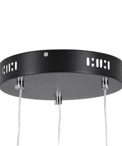 kelvo® DIAMOND KLV-101-0243 Κρεμαστό Φωτιστικό Οροφής LED 100W 10000lm 180° AC 220-240V IP20 Ρυθμιζόμενο Λευκό CCT με Χειριστήριο από 2700K έως 6000K Dimmable – Lumileds SMD Chip – Μαύρο Ματ – Μ110 x Π110 x Υ60cm – 3 Χρόνια Εγγύηση