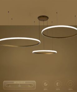 kelvo® DIAMOND KLV-101-0246 Κρεμαστό Φωτιστικό Οροφής LED 150W 15000lm 180° AC 220-240V IP20 Ρυθμιζόμενο Λευκό CCT με Χειριστήριο από 2700K έως 6000K Dimmable – Lumileds SMD Chip – Χρυσό Πλατίνα – Μ170 x Π170 x Υ60cm – 3 Χρόνια Εγγύηση