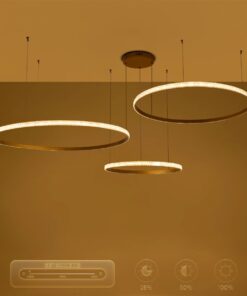 kelvo® DIAMOND KLV-101-0246 Κρεμαστό Φωτιστικό Οροφής LED 150W 15000lm 180° AC 220-240V IP20 Ρυθμιζόμενο Λευκό CCT με Χειριστήριο από 2700K έως 6000K Dimmable – Lumileds SMD Chip – Χρυσό Πλατίνα – Μ170 x Π170 x Υ60cm – 3 Χρόνια Εγγύηση