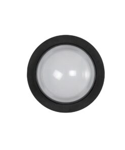 kelvo® NEXA KLV-101-0249 Φωτιστικό Τοίχου / Απλίκα LED 6W 360lm 180° AC 220-240V Αδιάβροχο IP65 Μπλε – Sanan SMD Chip & TÜV SÜD Driver – Μαύρο Ματ – Μ11 x Π8.5 x Υ11cm – 5 Χρόνια Εγγύηση