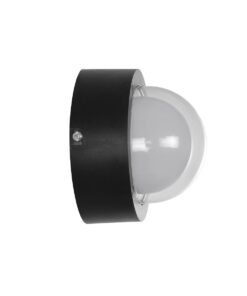 kelvo® NEXA KLV-101-0249 Φωτιστικό Τοίχου / Απλίκα LED 6W 360lm 180° AC 220-240V Αδιάβροχο IP65 Μπλε – Sanan SMD Chip & TÜV SÜD Driver – Μαύρο Ματ – Μ11 x Π8.5 x Υ11cm – 5 Χρόνια Εγγύηση