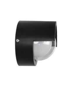 kelvo® NEXA KLV-101-0253 Φωτιστικό Τοίχου / Απλίκα LED 6W 360lm 180° AC 220-240V Αδιάβροχο IP65 Μπλε – Sanan SMD Chip & TÜV SÜD Driver – Μαύρο Ματ – Μ11 x Π9 x Υ11cm – 5 Χρόνια Εγγύηση