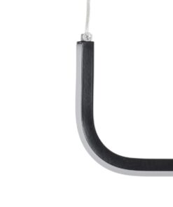 kelvo® LINARIA KLV-101-0255 Κρεμαστό Φωτιστικό Οροφής LED 36W 3600lm 180° AC 220-240V IP20 Ρυθμιζόμενο Λευκό CCT με Χειριστήριο από 2700K έως 6000K Dimmable – Lumileds SMD Chip – Μαύρο Ματ – Μ120 x Π2 x Υ10cm – 3 Χρόνια Εγγύηση