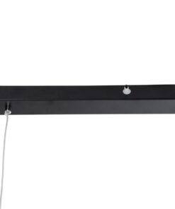 kelvo® LINARIA KLV-101-0255 Κρεμαστό Φωτιστικό Οροφής LED 36W 3600lm 180° AC 220-240V IP20 Ρυθμιζόμενο Λευκό CCT με Χειριστήριο από 2700K έως 6000K Dimmable – Lumileds SMD Chip – Μαύρο Ματ – Μ120 x Π2 x Υ10cm – 3 Χρόνια Εγγύηση