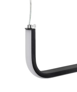 kelvo® LINARIA KLV-101-0258 Κρεμαστό Φωτιστικό Οροφής LED 72W 7200lm 180° AC 220-240V IP20 Ρυθμιζόμενο Λευκό CCT με Χειριστήριο από 2700K έως 6000K Dimmable – Lumileds SMD Chip – Μαύρο Ματ – Μ130 x Π4 x Υ25cm – 3 Χρόνια Εγγύηση