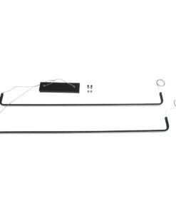 kelvo® LINARIA KLV-101-0258 Κρεμαστό Φωτιστικό Οροφής LED 72W 7200lm 180° AC 220-240V IP20 Ρυθμιζόμενο Λευκό CCT με Χειριστήριο από 2700K έως 6000K Dimmable – Lumileds SMD Chip – Μαύρο Ματ – Μ130 x Π4 x Υ25cm – 3 Χρόνια Εγγύηση