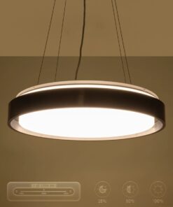 kelvo® BARCHETTA KLV-101-0265 Κρεμαστό Φωτιστικό Οροφής LED 72W 7200lm 120° AC 220-240V IP20 Ρυθμιζόμενο Λευκό CCT με Χειριστήριο από 2700K έως 6000K Dimmable – Lumileds SMD Chip – Μαύρο Ματ – Μ48 x Π48 x Υ8.2cm – 3 Χρόνια Εγγύηση