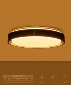 kelvo® BARCHETTA KLV-101-0265-V2 Φωτιστικό Οροφής LED 72W 7200lm 120° AC 220-240V IP20 Ρυθμιζόμενο Λευκό CCT με Χειριστήριο από 2700K έως 6000K Dimmable – Lumileds SMD Chip – Μαύρο Ματ – Μ48 x Π48 x Υ8.2cm – 3 Χρόνια Εγγύηση