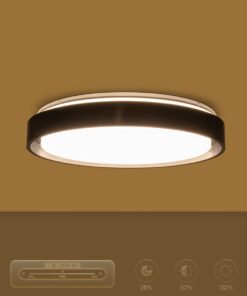 kelvo® BARCHETTA KLV-101-0265-V2 Φωτιστικό Οροφής LED 72W 7200lm 120° AC 220-240V IP20 Ρυθμιζόμενο Λευκό CCT με Χειριστήριο από 2700K έως 6000K Dimmable – Lumileds SMD Chip – Μαύρο Ματ – Μ48 x Π48 x Υ8.2cm – 3 Χρόνια Εγγύηση