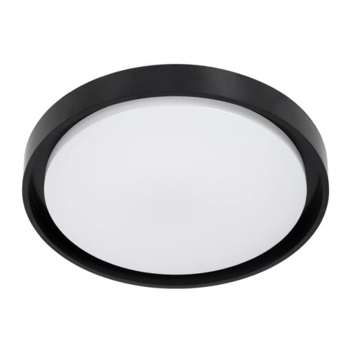 kelvo® BARCHETTA KLV-101-0265-V2 Φωτιστικό Οροφής LED 72W 7200lm 120° AC 220-240V IP20 Ρυθμιζόμενο Λευκό CCT με Χειριστήριο από 2700K έως 6000K Dimmable – Lumileds SMD Chip – Μαύρο Ματ – Μ48 x Π48 x Υ8.2cm – 3 Χρόνια Εγγύηση
