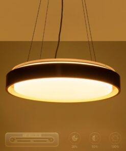 kelvo® BARCHETTA KLV-101-0266 Κρεμαστό Φωτιστικό Οροφής LED 72W 7200lm 120° AC 220-240V IP20 Ρυθμιζόμενο Λευκό CCT με Χειριστήριο από 2700K έως 6000K Dimmable – Lumileds SMD Chip – Μαύρο & Σαμπανιζέ Χρυσό Ματ – Μ48 x Π48 x Υ8.2cm – 3 Χρόνια Εγγύηση