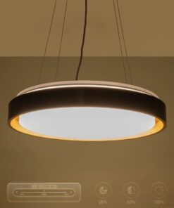 kelvo® BARCHETTA KLV-101-0266 Κρεμαστό Φωτιστικό Οροφής LED 72W 7200lm 120° AC 220-240V IP20 Ρυθμιζόμενο Λευκό CCT με Χειριστήριο από 2700K έως 6000K Dimmable – Lumileds SMD Chip – Μαύρο & Σαμπανιζέ Χρυσό Ματ – Μ48 x Π48 x Υ8.2cm – 3 Χρόνια Εγγύηση
