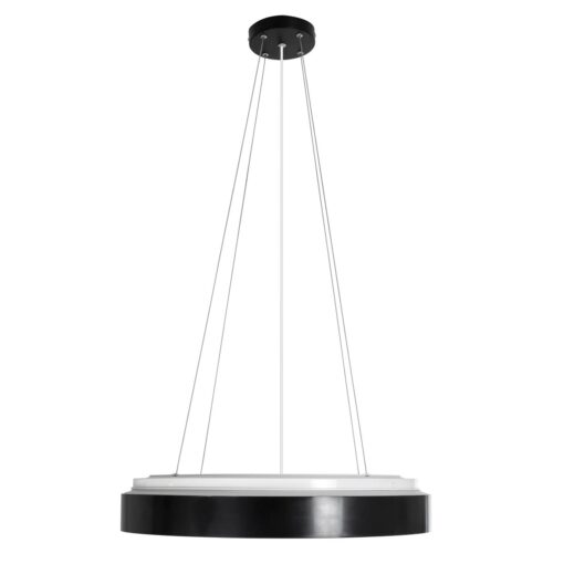 kelvo® BARCHETTA KLV-101-0266 Κρεμαστό Φωτιστικό Οροφής LED 72W 7200lm 120° AC 220-240V IP20 Ρυθμιζόμενο Λευκό CCT με Χειριστήριο από 2700K έως 6000K Dimmable – Lumileds SMD Chip – Μαύρο & Σαμπανιζέ Χρυσό Ματ – Μ48 x Π48 x Υ8.2cm – 3 Χρόνια Εγγύηση