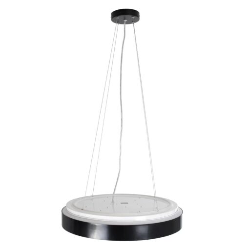 kelvo® BARCHETTA KLV-101-0266 Κρεμαστό Φωτιστικό Οροφής LED 72W 7200lm 120° AC 220-240V IP20 Ρυθμιζόμενο Λευκό CCT με Χειριστήριο από 2700K έως 6000K Dimmable – Lumileds SMD Chip – Μαύρο & Σαμπανιζέ Χρυσό Ματ – Μ48 x Π48 x Υ8.2cm – 3 Χρόνια Εγγύηση