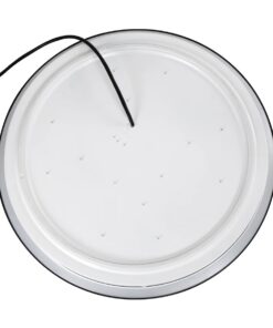kelvo® BARCHETTA KLV-101-0266-V2 Φωτιστικό Οροφής LED 72W 7200lm 120° AC 220-240V IP20 Ρυθμιζόμενο Λευκό CCT με Χειριστήριο από 2700K έως 6000K Dimmable – Lumileds SMD Chip – Μαύρο & Σαμπανιζέ Χρυσό Ματ – Μ48 x Π48 x Υ8.2cm – 3 Χρόνια Εγγύηση