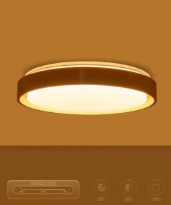 kelvo® BARCHETTA KLV-101-0267-V2 Φωτιστικό Οροφής LED 72W 7200lm 120° AC 220-240V IP20 Ρυθμιζόμενο Λευκό CCT με Χειριστήριο από 2700K έως 6000K Dimmable – Lumileds SMD Chip – Λευκό & Σαμπανιζέ Χρυσό Ματ – Μ48 x Π48 x Υ8.2cm – 3 Χρόνια Εγγύηση