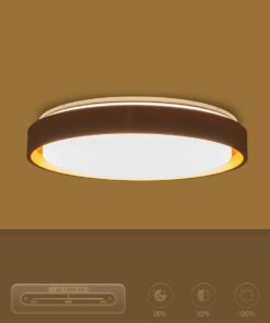 kelvo® BARCHETTA KLV-101-0267-V2 Φωτιστικό Οροφής LED 72W 7200lm 120° AC 220-240V IP20 Ρυθμιζόμενο Λευκό CCT με Χειριστήριο από 2700K έως 6000K Dimmable – Lumileds SMD Chip – Λευκό & Σαμπανιζέ Χρυσό Ματ – Μ48 x Π48 x Υ8.2cm – 3 Χρόνια Εγγύηση