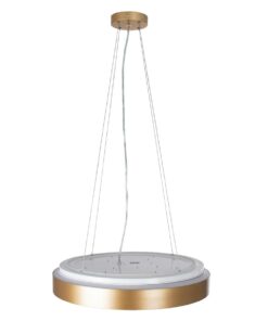 kelvo® BARCHETTA KLV-101-0268-V2 Φωτιστικό Οροφής LED 72W 7200lm 120° AC 220-240V IP20 Ρυθμιζόμενο Λευκό CCT με Χειριστήριο από 2700K έως 6000K Dimmable – Lumileds SMD Chip – Σαμπανιζέ Χρυσό Ματ – Μ48 x Π48 x Υ8.2cm – 3 Χρόνια Εγγύηση