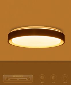 kelvo® BARCHETTA KLV-101-0268-V2 Φωτιστικό Οροφής LED 72W 7200lm 120° AC 220-240V IP20 Ρυθμιζόμενο Λευκό CCT με Χειριστήριο από 2700K έως 6000K Dimmable – Lumileds SMD Chip – Σαμπανιζέ Χρυσό Ματ – Μ48 x Π48 x Υ8.2cm – 3 Χρόνια Εγγύηση