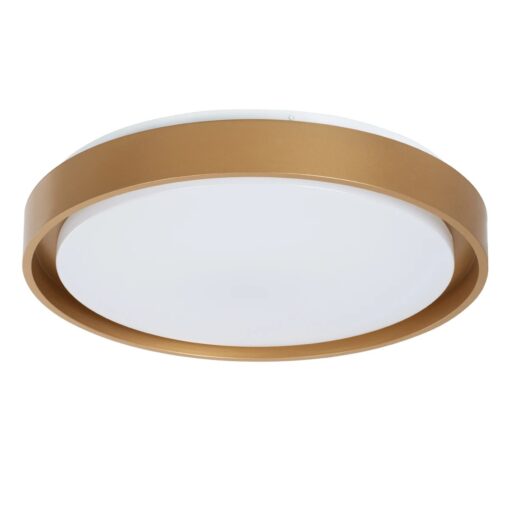 kelvo® BARCHETTA KLV-101-0268-V2 Φωτιστικό Οροφής LED 72W 7200lm 120° AC 220-240V IP20 Ρυθμιζόμενο Λευκό CCT με Χειριστήριο από 2700K έως 6000K Dimmable – Lumileds SMD Chip – Σαμπανιζέ Χρυσό Ματ – Μ48 x Π48 x Υ8.2cm – 3 Χρόνια Εγγύηση