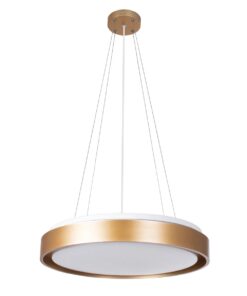 kelvo® BARCHETTA KLV-101-0268-V2 Φωτιστικό Οροφής LED 72W 7200lm 120° AC 220-240V IP20 Ρυθμιζόμενο Λευκό CCT με Χειριστήριο από 2700K έως 6000K Dimmable – Lumileds SMD Chip – Σαμπανιζέ Χρυσό Ματ – Μ48 x Π48 x Υ8.2cm – 3 Χρόνια Εγγύηση