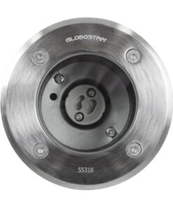 kelvo® KERIA KLV-101-0275 Χωνευτό Φωτιστικό Σποτ Δαπέδου για Λάμπα MR16 με Ντουί GU10 AC 220-240V Αδιάβροχο IP68 IK09 – Ανοξείδωτο Ατσάλι SS316 – Μ11 x Π11 x Υ11.5cm / Q10.4cm