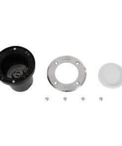 kelvo® KERIA KLV-101-0275 Χωνευτό Φωτιστικό Σποτ Δαπέδου για Λάμπα MR16 με Ντουί GU10 AC 220-240V Αδιάβροχο IP68 IK09 – Ανοξείδωτο Ατσάλι SS316 – Μ11 x Π11 x Υ11.5cm / Q10.4cm