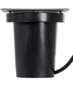 kelvo® KERIA KLV-101-0276 Χωνευτό Φωτιστικό Σποτ Δαπέδου για Λάμπα MR16 με Ντουί GU10 AC 220-240V Αδιάβροχο IP68 IK09 – Ανοξείδωτο Ατσάλι SS316 – Μ11 x Π11 x Υ11.5cm / Q10.4cm