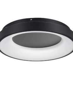 kelvo® SALEM KLV-101-0277 Φωτιστικό Οροφής LED 75W 7500lm 120° AC 220-240V IP20 Ρυθμιζόμενο Λευκό CCT με Χειριστήριο από 2700K έως 6000K Dimmable – Lumileds SMD Chip – Μαύρο Ματ – Μ45 x Π45 x Υ9.5cm – 3 Χρόνια Εγγύηση