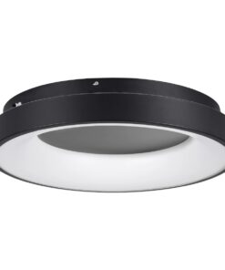 kelvo® SALEM KLV-101-0277 Φωτιστικό Οροφής LED 75W 7500lm 120° AC 220-240V IP20 Ρυθμιζόμενο Λευκό CCT με Χειριστήριο από 2700K έως 6000K Dimmable – Lumileds SMD Chip – Μαύρο Ματ – Μ45 x Π45 x Υ9.5cm – 3 Χρόνια Εγγύηση