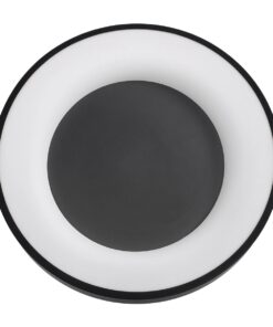 kelvo® SALEM KLV-101-0277 Φωτιστικό Οροφής LED 75W 7500lm 120° AC 220-240V IP20 Ρυθμιζόμενο Λευκό CCT με Χειριστήριο από 2700K έως 6000K Dimmable – Lumileds SMD Chip – Μαύρο Ματ – Μ45 x Π45 x Υ9.5cm – 3 Χρόνια Εγγύηση