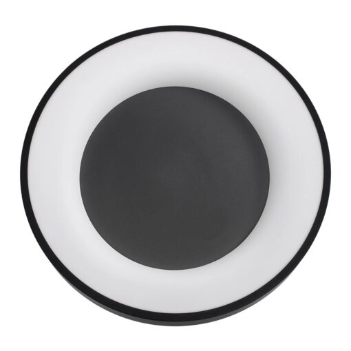 kelvo® SALEM KLV-101-0277 Φωτιστικό Οροφής LED 75W 7500lm 120° AC 220-240V IP20 Ρυθμιζόμενο Λευκό CCT με Χειριστήριο από 2700K έως 6000K Dimmable – Lumileds SMD Chip – Μαύρο Ματ – Μ45 x Π45 x Υ9.5cm – 3 Χρόνια Εγγύηση