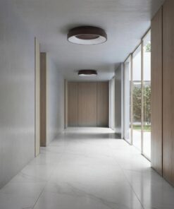 kelvo® SALEM KLV-101-0280 Φωτιστικό Οροφής LED 75W 7500lm 120° AC 220-240V IP20 Ρυθμιζόμενο Λευκό CCT με Χειριστήριο από 2700K έως 6000K Dimmable – Lumileds SMD Chip – Καφέ Ματ – Μ45 x Π45 x Υ9.5cm – 3 Χρόνια Εγγύηση