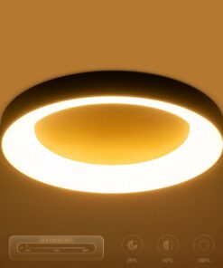 kelvo® SALEM KLV-101-0281 Φωτιστικό Οροφής LED 105W 10500lm 120° AC 220-240V IP20 Ρυθμιζόμενο Λευκό CCT με Χειριστήριο από 2700K έως 6000K Dimmable – Lumileds SMD Chip – Μαύρο Ματ – Μ60 x Π60 x Υ9.5cm – 3 Χρόνια Εγγύηση