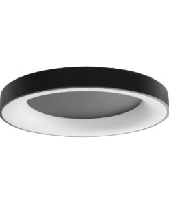 kelvo® SALEM KLV-101-0281 Φωτιστικό Οροφής LED 105W 10500lm 120° AC 220-240V IP20 Ρυθμιζόμενο Λευκό CCT με Χειριστήριο από 2700K έως 6000K Dimmable – Lumileds SMD Chip – Μαύρο Ματ – Μ60 x Π60 x Υ9.5cm – 3 Χρόνια Εγγύηση